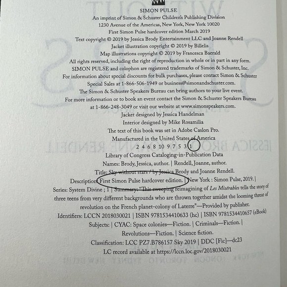 First Edition New - Sky Without Stars Hardcover - Picture 3 of 8